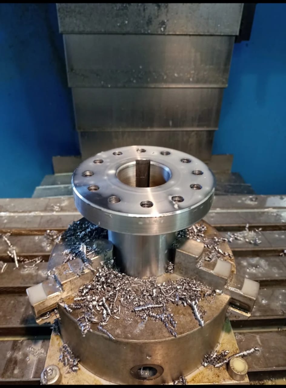 Finished flange component